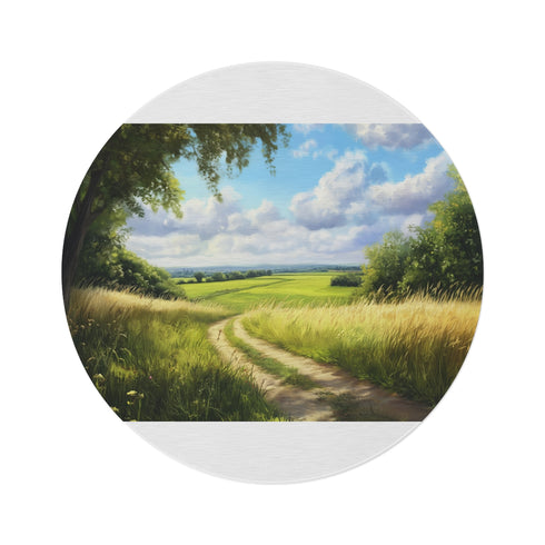 Serenity Circle Rug: Find tranquility