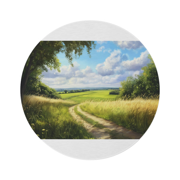 Serenity Circle Rug: Find tranquility