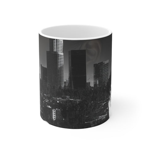 "Serenity Silhouette Coffee Mug"