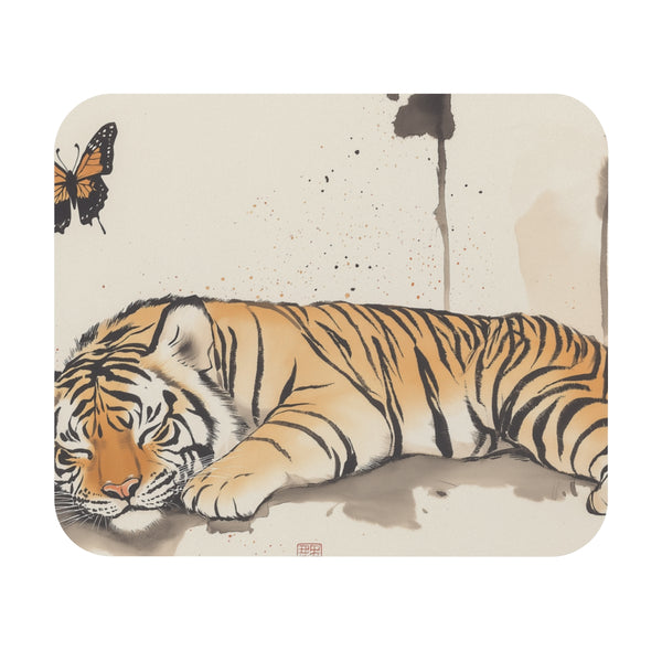 Serenity Sleeping Tiger Mouse Pad