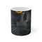 "Serious Black Cat Mug"