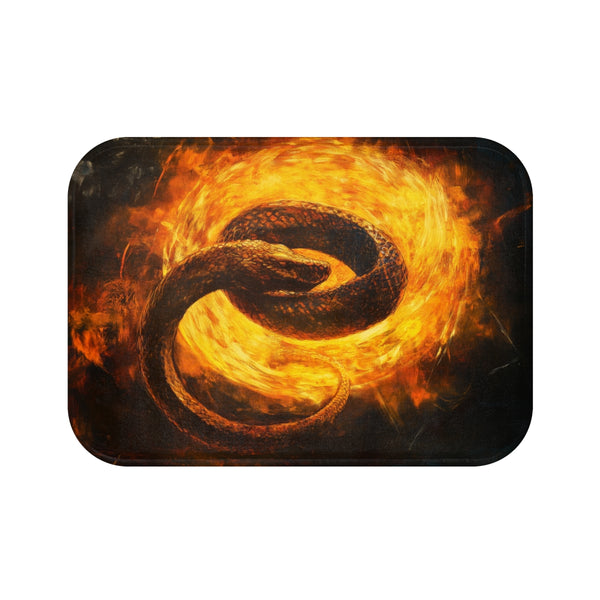 Serpent Sun Burst Bath Mat
