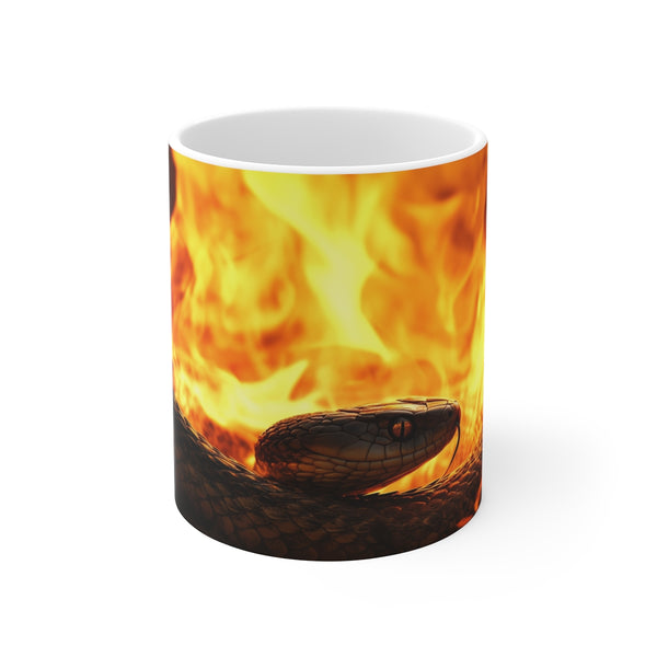 Serpent Sunburst Coffee Mug Delight