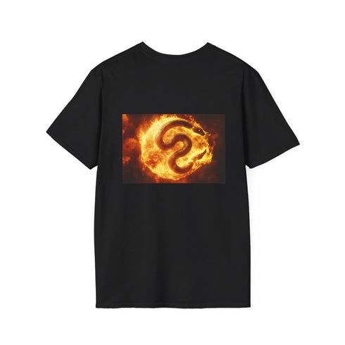 Serpent Wrapped Burning Sun T-Shirt