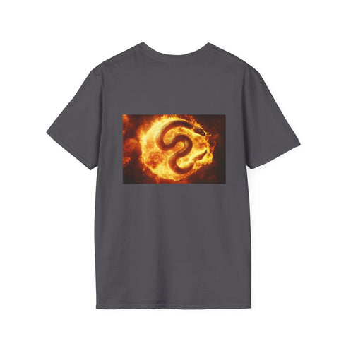 Serpent Wrapped Burning Sun T-Shirt