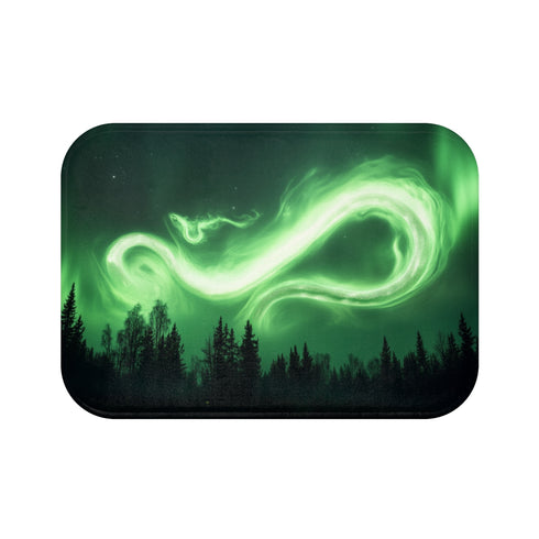 Serpentine Aurora Themed Bathroom Mat