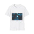 Shadow Gateway Under Midnight Moon Graphic Unisex Softstyle T-Shirt - Front View