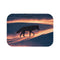 "Shadow Wolf Bath Mat Design"