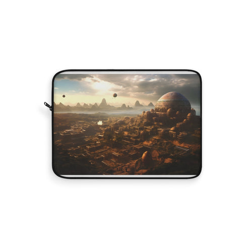 Shambala City Laptop Sleeve: Urban Chic Protection
