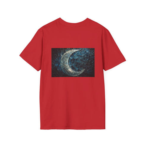 Shattered Glass Moon T-Shirt Design