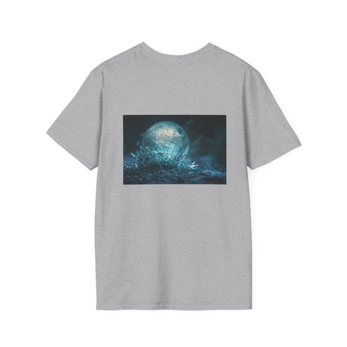 Shattered Glass Moon T-Shirt Design