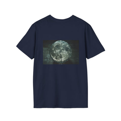Shattered Glass Moon T-Shirt Design
