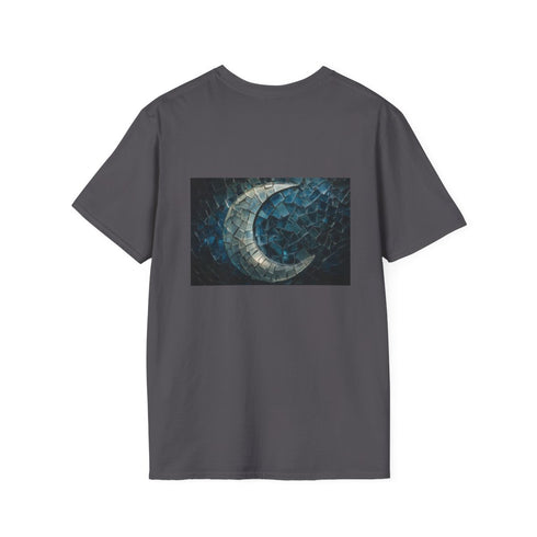Shattered Glass Moon T-Shirt Design