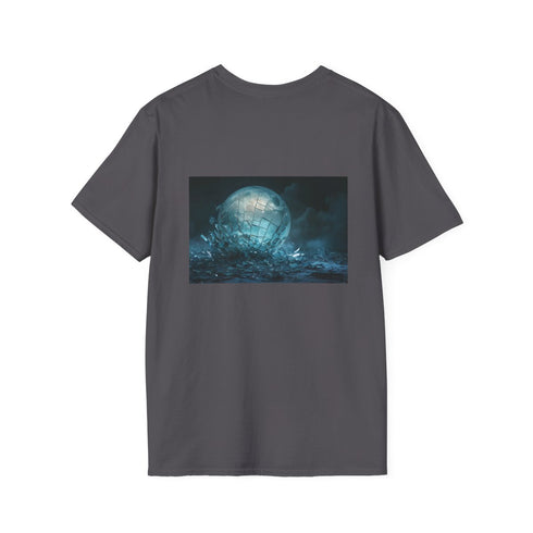 Shattered Glass Moon T-Shirt Design