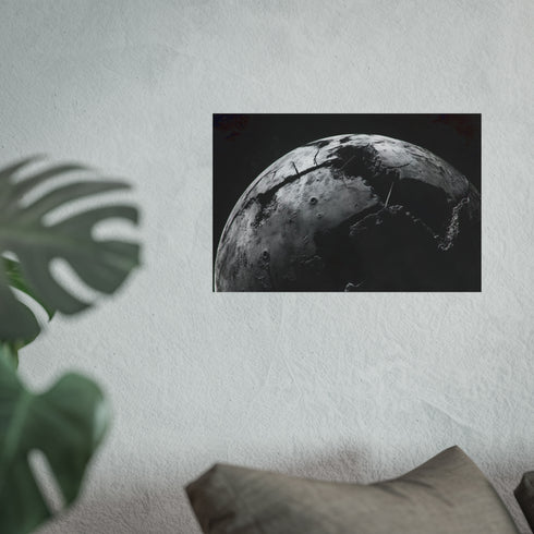 Shattered Moon Orbiting Ancient Relic