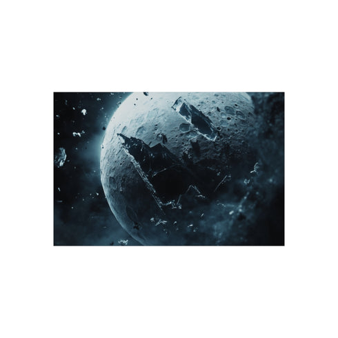 Shattered Moon Orbits Ancient Relic