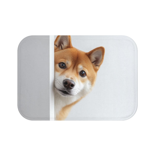 "Shiba Inu Surprise Bath Mat"
