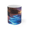 "Shimmering Bioluminescent Ocean Mug"