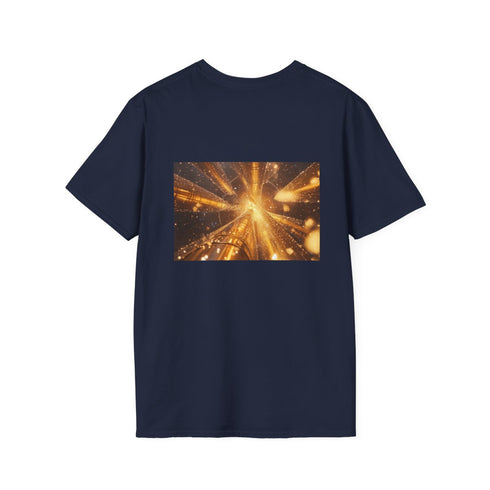 Shiny Gold Space Elevator Shirt.