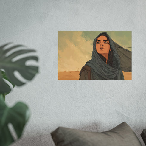 Shmi Skywalker Desert Staring Poster