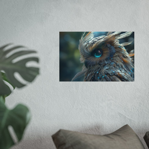 Shop Digital Cyberpunk Owl Posters