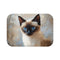 "Siam-ply Adorable Cat Bath Mat"