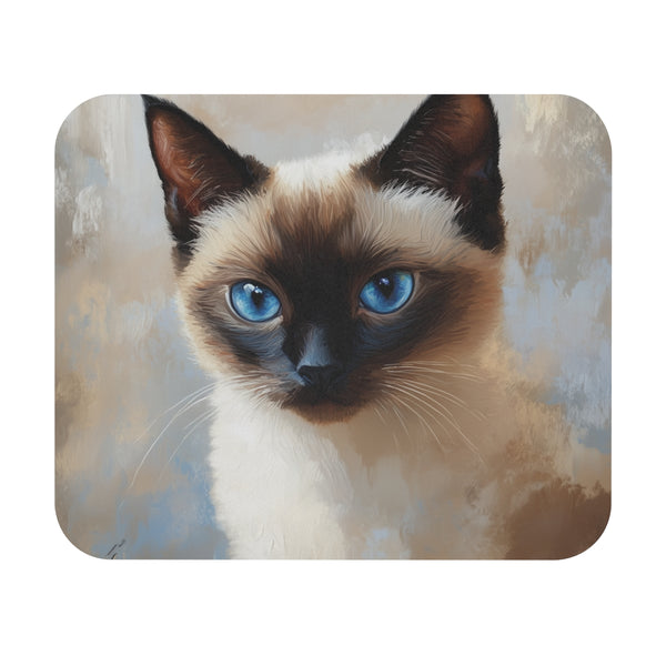 Siamese Cat Cute Painting Mouse Pad