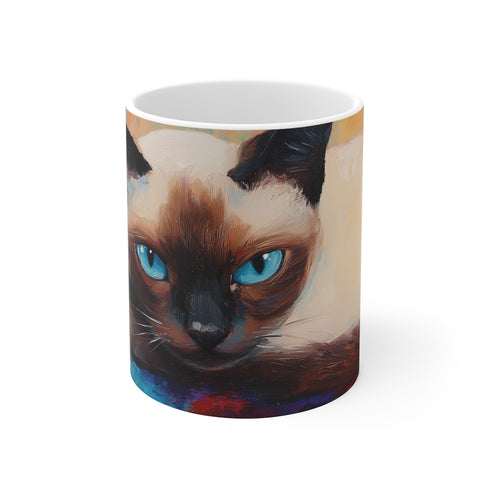 "Siamese Cat Cutie Coffee Mug"