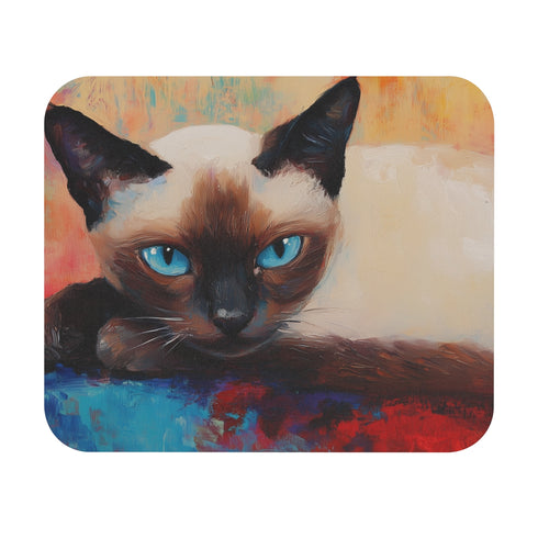 Siamese Cat Cutie Mouse Pad