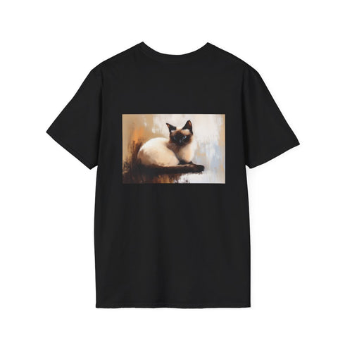 Siamese Splendor: Kitty Art Tee