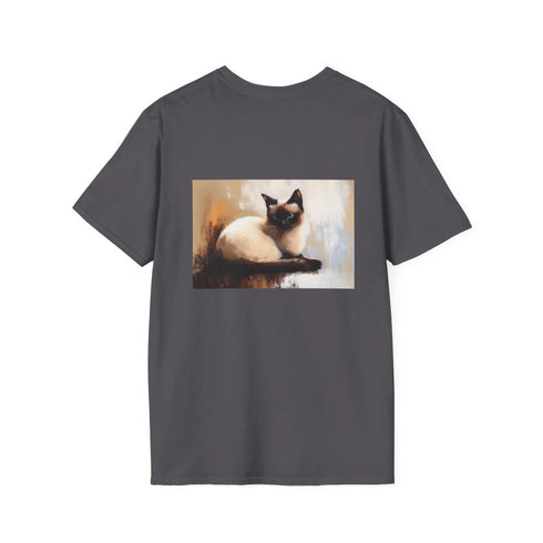 Siamese Splendor: Kitty Art Tee
