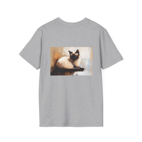 Siamese Splendor: Kitty Art Tee