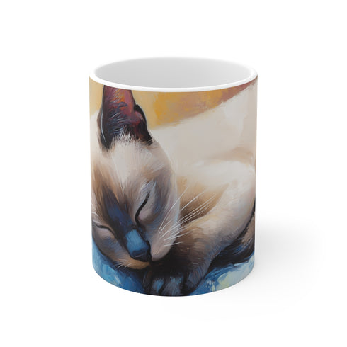 "Siamese Sweetie Cat Mug"
