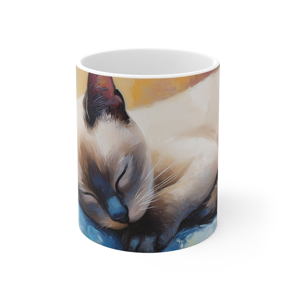 "Siamese Sweetie Cat Mug"