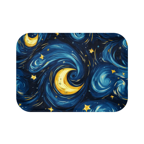 "Silent Night Bliss Bath Mat"