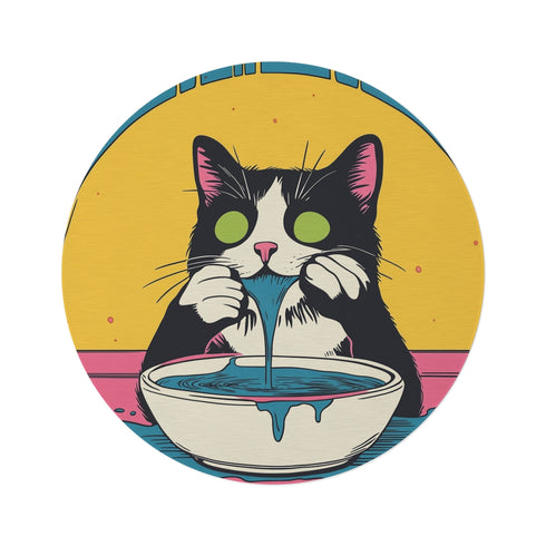 "Silly Cat Vintage Poster Rug"