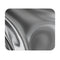 Silver Liquid Metal Waves Mouse Pad