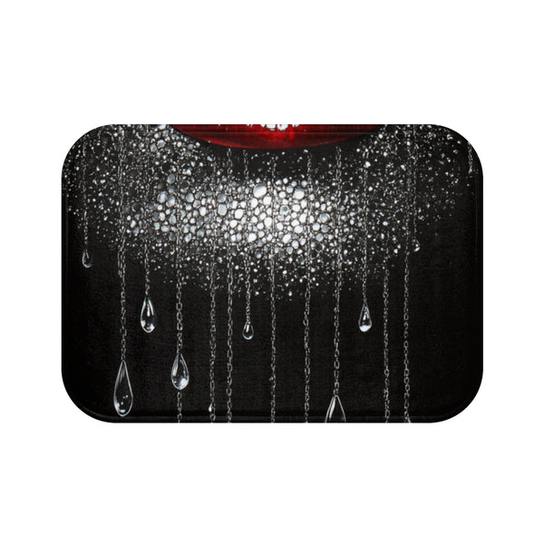 "Silver Mask Glam Bath Mat"