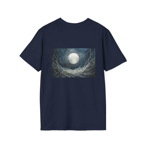 Silver Moon Spider Web Shirt