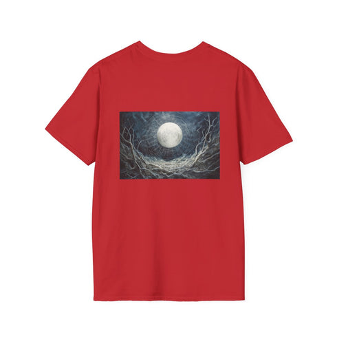 Silver Moon Spider Web Shirt