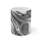 Silver Waves Liquid Metal Mug