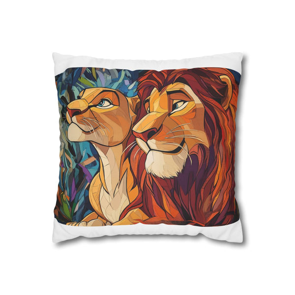 "Simba King Pillowcase: Roar-Worthy Rest"