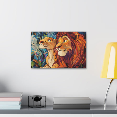 Simba The Lion King Legacy Canvas Art Print 18" x 12"