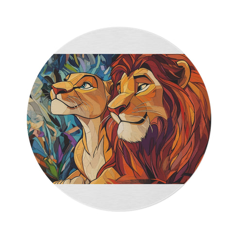 "Simba's Majestic Lion King Rug"