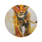 "Simba's Majestic Round Rug"