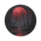 "Sinister Swamp Circle Rug: Hauntingly Infernal"