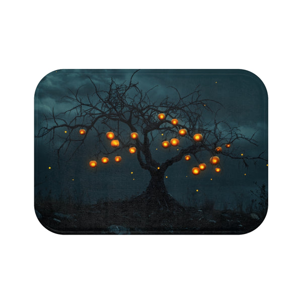 Skeleton Tree Glowing Fruit BathMat