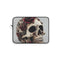"Skull and Rose Laptop Sleeve"