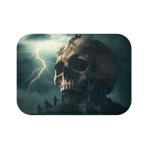 Skull Castle Bath Mat Thunderous