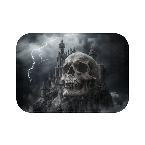 "Skull Castle Thunder Bath Mat"